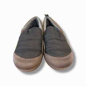 Staheekum Puff Slip-On Shoes Suede Details Cushioned Footbed-Black SIZE MEN 9